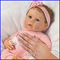 Ashton-Drake Chloe Coos RealTouch Vinyl Interactive Baby Doll