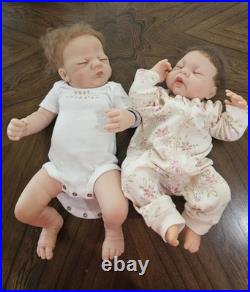 Ashton-Drake Dolls CharlieBoy&Nutie B Girl Anatomically Correct Vinyl Dolls