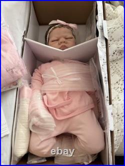 Ashton-Drake Emily's Homecoming 20-Inch Lifelike Baby Doll Brown Hair, Pink