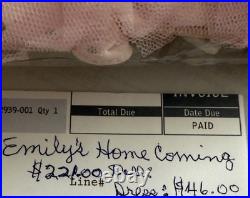 Ashton-Drake Emily's Homecoming 20-Inch Lifelike Baby Doll Brown Hair, Pink