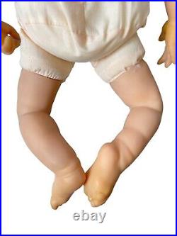 Ashton Drake Linda Murray Heartbeat Baby Doll Purple Eyes Weighted 20'' READ