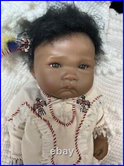 Ashton Drake Newborn Raven Wing So Truly Real Vinyl Baby Doll