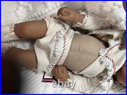 Ashton Drake Newborn Raven Wing So Truly Real Vinyl Baby Doll