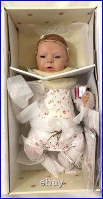 Ashton Drake Real Touch Doll Breathing Chest Motion Doll Maggie Blue Eyes New