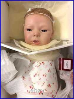 Ashton Drake Real Touch Doll Breathing Chest Motion Doll Maggie Blue Eyes New