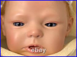 Ashton Drake Real Touch Doll Breathing Chest Motion Doll Maggie Blue Eyes New