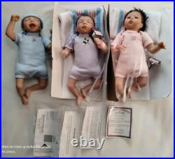 Ashton Drake Sheila Michael Triplets Dolls 12, Blessings Times Three