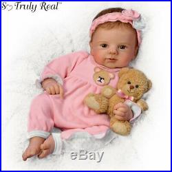 Ashton Drake UN-BEAR-ABLY Cute So Truly Real baby Doll NEW Gift Real Touch Vinyl
