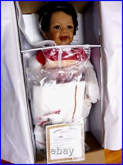 Ashton Drake/waltraud Hanl Signature Edition Doll Baby's First Christmas Nib
