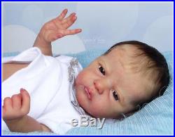 Atticus By Shirley Jones of sugar plum Nursery reborn doll reborn baby