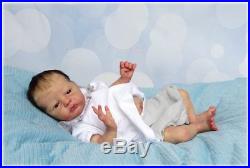 Atticus By Shirley Jones of sugar plum Nursery reborn doll reborn baby