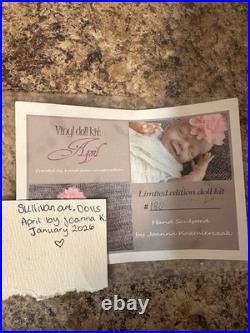 Authentic April By Joanna Kazmierczak SAME DAY SHIPPING! Rare Authentic Newborn