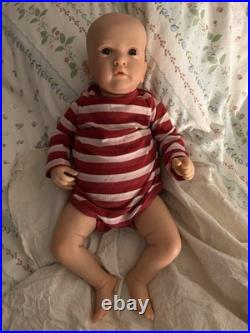 Authentic Bald Painted Reborn Ayana By Gudrun Legler 23 Doll With COA