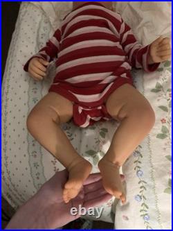 Authentic Bald Painted Reborn Ayana By Gudrun Legler 23 Doll With COA