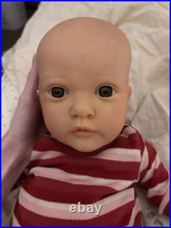 Authentic Bald Painted Reborn Ayana By Gudrun Legler 23 Doll With COA