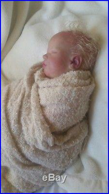 Authentic Realborn, reborn, sleeping, baby girl, Priscilla doll