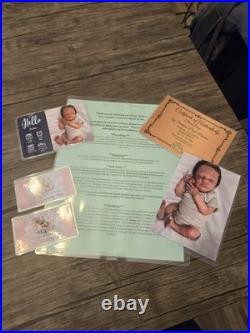 Authentic Reborn Baby Doll Bam Bam by Coy's Cuties Pamela Coy COA