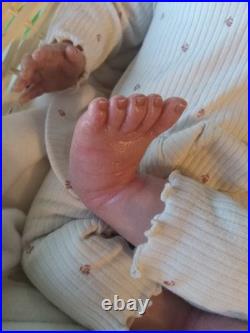 Authentic Reborn Baby Doll Peyton By Bonnie Sieben With Coa