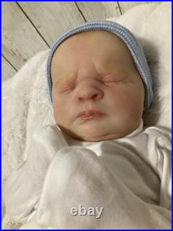 Authentic Reborn Realborn Martin asleep, by Bountiful Baby, With COA