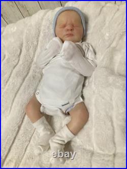 Authentic Reborn Realborn Martin asleep, by Bountiful Baby, With COA