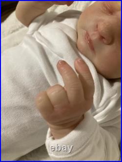 Authentic Reborn Realborn Martin asleep, by Bountiful Baby, With COA