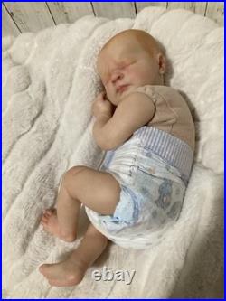 Authentic Reborn Realborn Martin asleep, by Bountiful Baby, With COA