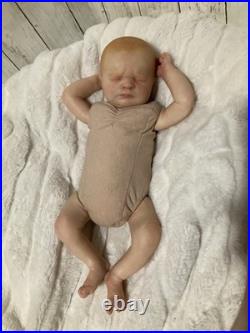 Authentic Reborn Realborn Martin asleep, by Bountiful Baby, With COA