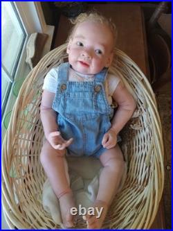 Authentic Reborn Toddler Doll SOLE James Jorja Pigott WITH COA