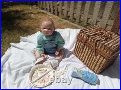 Authentic Reborn Toddler Doll SOLE James Jorja Pigott WITH COA