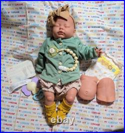 Authentic Sleeping Baby Girl Partially Reborn Berenguer Doll (The Perfect Gift)