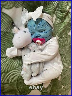 Avatar Cuddle Baby Reborn Doll Vinyl/Cloth NO CoA 21in