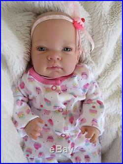 Awake Reborn Baby GIRL Doll Newborn. #RebornBabyDollArtUK