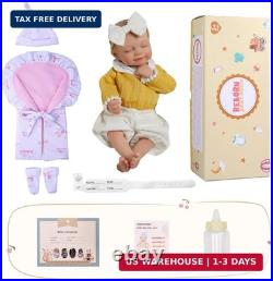 BABESIDE Full Body Silicone Reborn Baby Dolls 12 Inch (Weight 3 lb) Weighted F