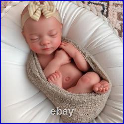 BABESIDE Lifelike Reborn Baby Dolls 16 Inch (Weight 4 Lb) Full Platinum Sil