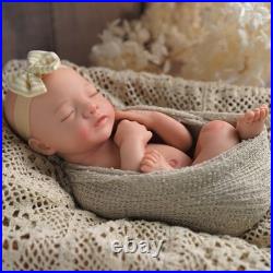 BABESIDE Lifelike Reborn Baby Dolls 16 Inch (Weight 4 Lb) Full Platinum Sil