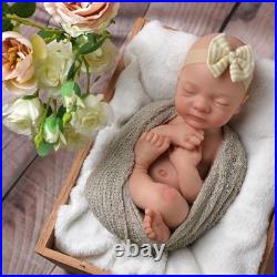 BABESIDE Lifelike Reborn Baby Dolls 16 Inch (Weight 4 Lb) Full Platinum Sil