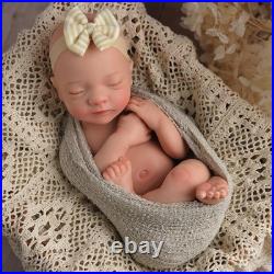 BABESIDE Lifelike Reborn Baby Dolls 16 Inch (Weight 4 Lb) Full Platinum Sil