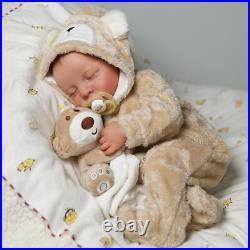 BABESIDE Lifelike Reborn Baby Dolls Boy 17-Inch Baby Soft Body Realistic-Ne