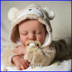 BABESIDE Lifelike Reborn Baby Dolls Boy 17-Inch Baby Soft Body Realistic-Ne