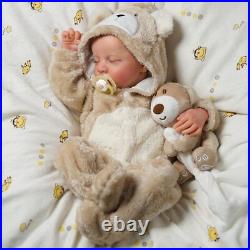 BABESIDE Lifelike Reborn Baby Dolls Boy 17-Inch Baby Soft Body Realistic-Ne