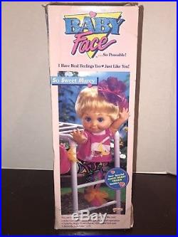BABY FACE Galloob Doll So Sweet Marcy ALL ORIGINAL with BOX 1991
