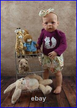 BB Studio Professionally Painted Reborn Baby Doll Kit SANDIE Joanna Kazmierczak