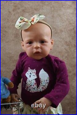 BB Studio Professionally Painted Reborn Baby Doll Kit SANDIE Joanna Kazmierczak