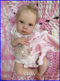 BEAUTIFUL Reborn Baby GIRL Doll. MILEY by CASSIE BRACE- DOVES NURSERY