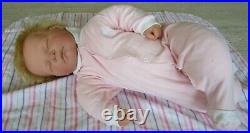 BERENGUER SLEEPY REBORN BABY GIRL RAFFERTY Hand-rooted Weighted