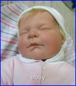 BERENGUER SLEEPY REBORN BABY GIRL RAFFERTY Hand-rooted Weighted