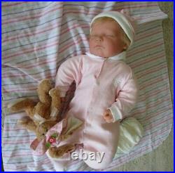BERENGUER SLEEPY REBORN BABY GIRL RAFFERTY Hand-rooted Weighted