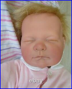 BERENGUER SLEEPY REBORN BABY GIRL RAFFERTY Hand-rooted Weighted