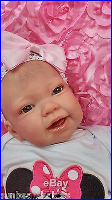 BRAND NEW SUNBEAMBABIES BLUE/BROWN EYEDLIFELIKE BABY DOLLS REBORN GIRL REALISTIC