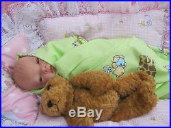 BROWN EYES MIA 20 NEW REBORN REALISTIC NEWBORN DOLL FAKE BABY GIRL LIFE LIKE